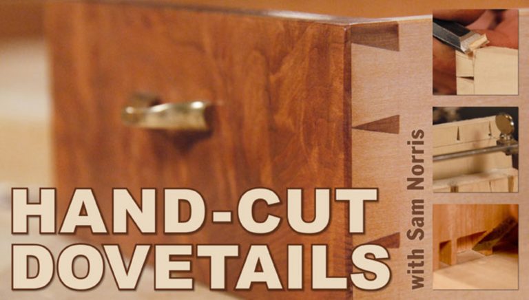 Hand-cut dovetails