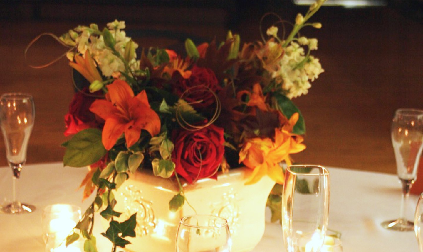 wedding flower centerpiece
