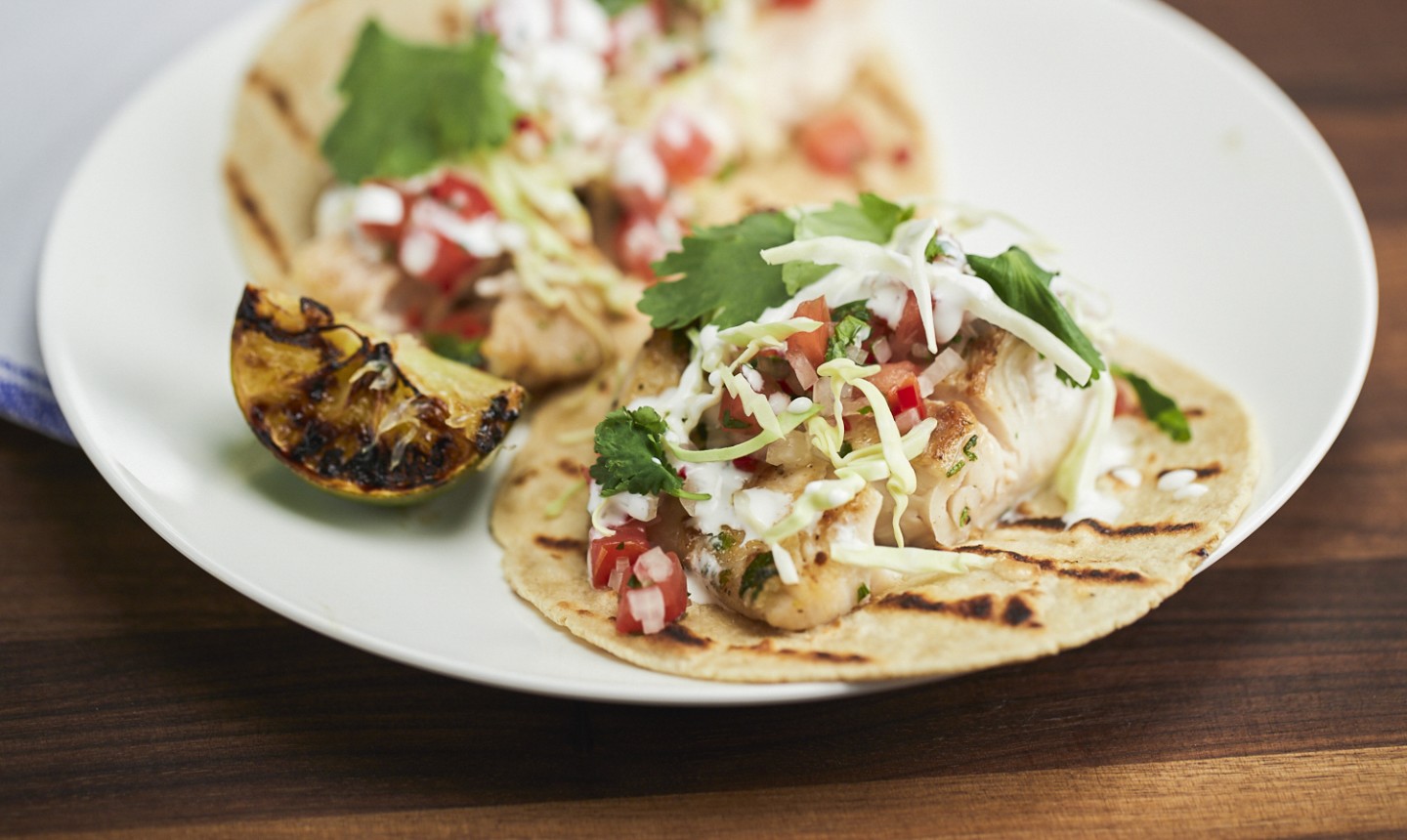 fish tacos on a plate