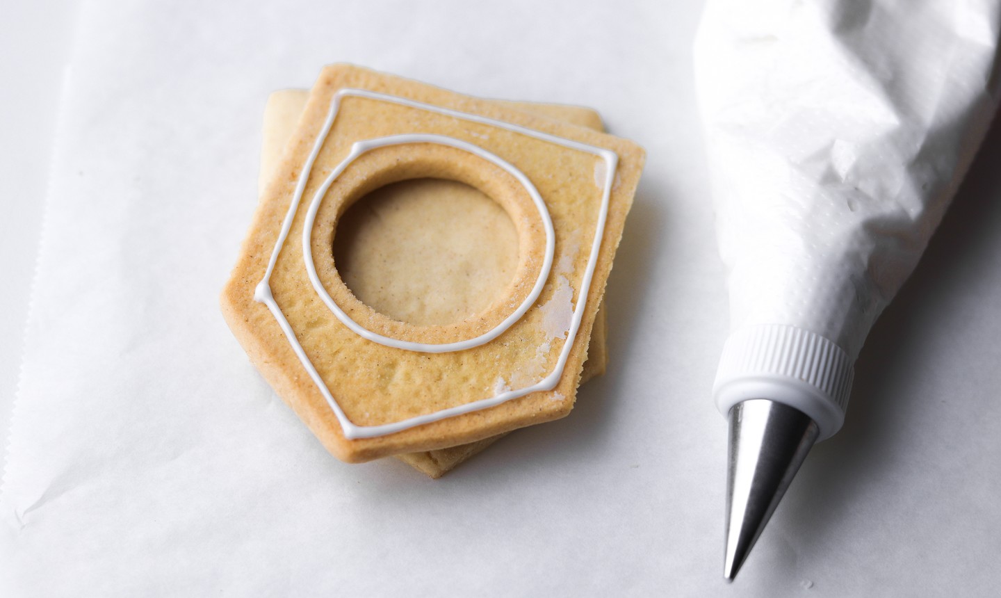 stacking dreidel cookies