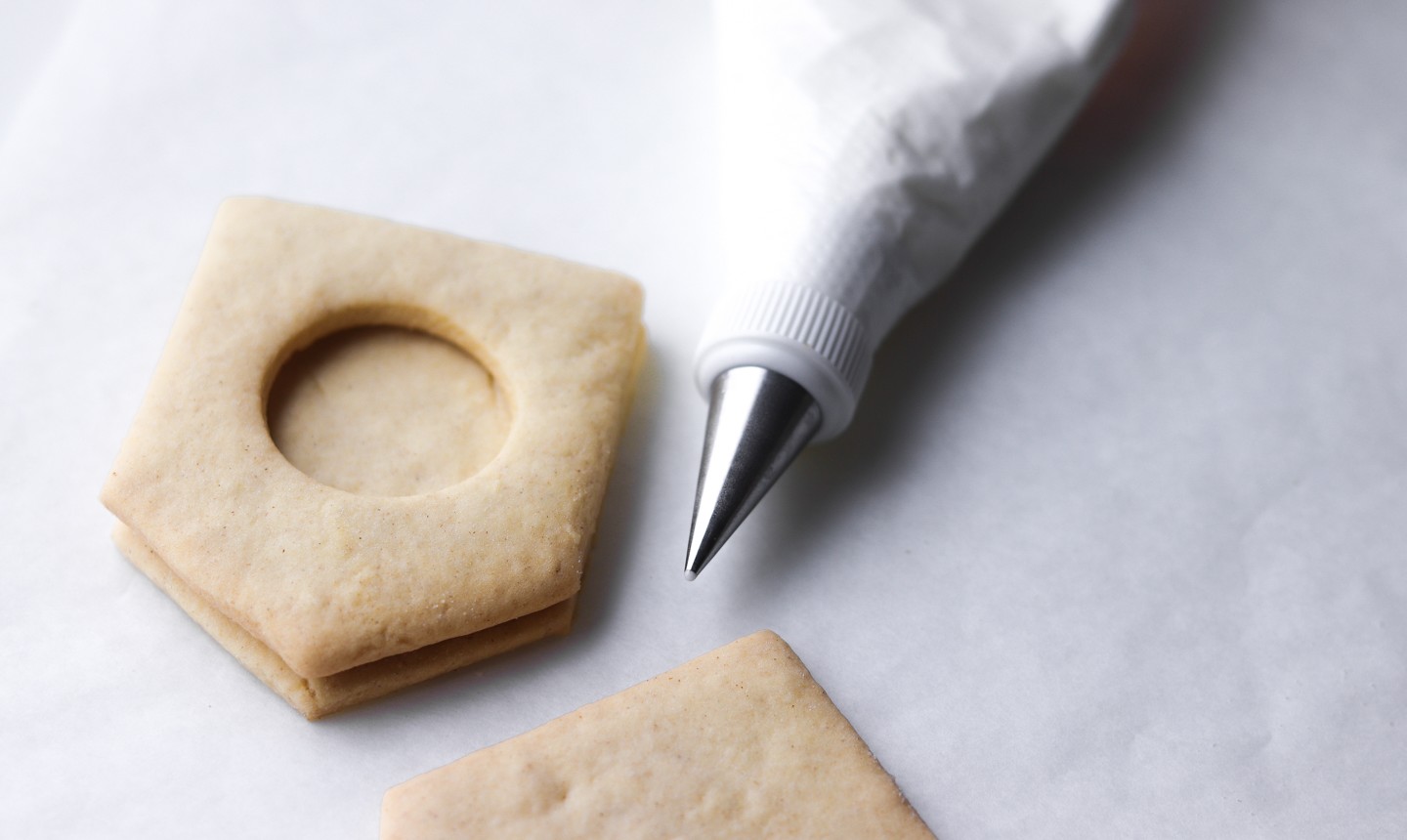 stacked dreidel cookies