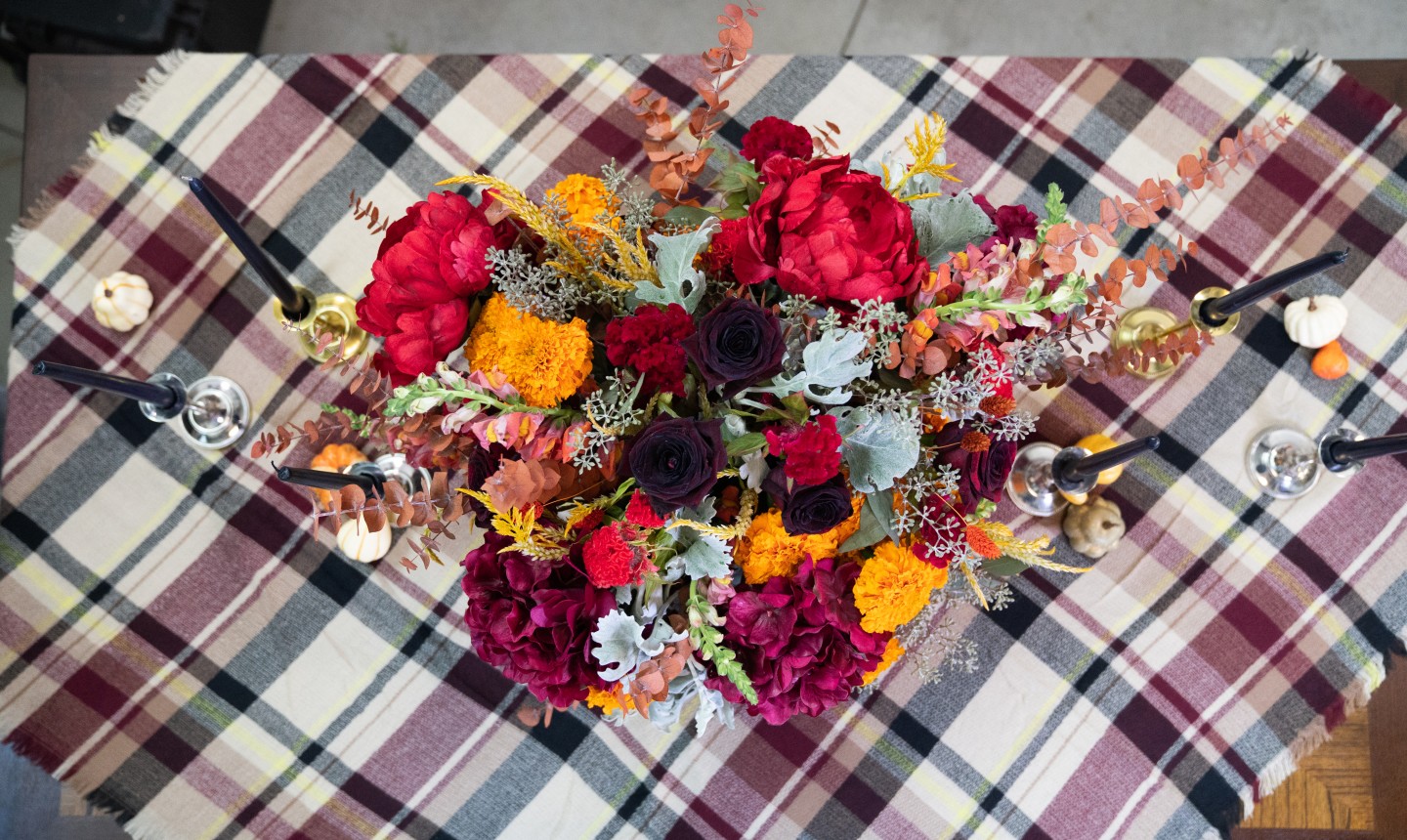 fall flower centerpiece