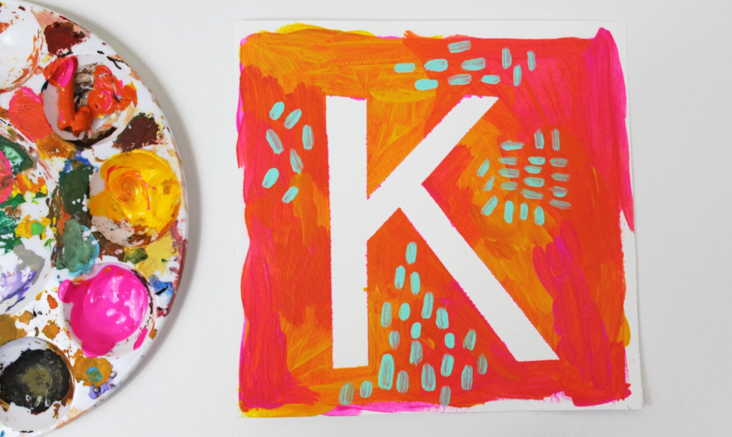 This Kids Letter Art Project Is Perfect Craftsy