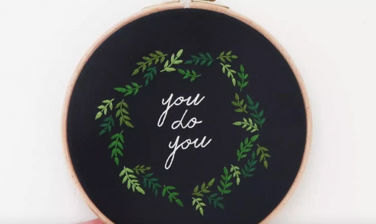 you do you embroidery hoop