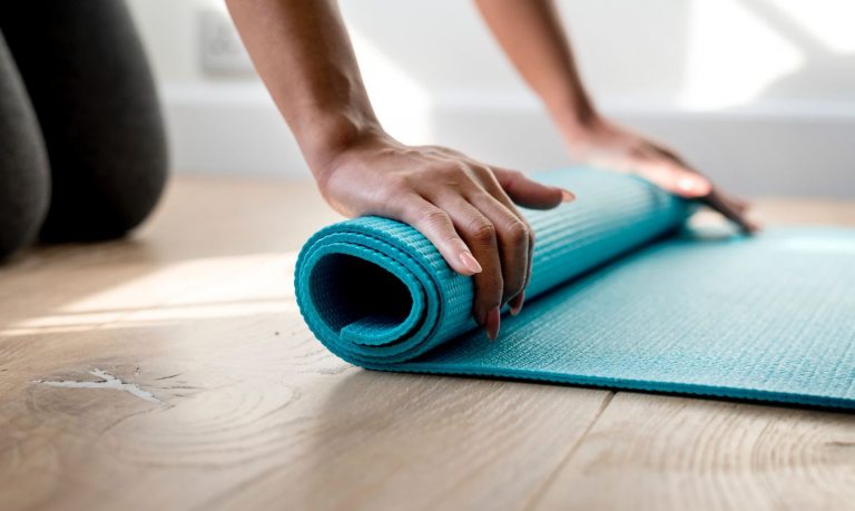 rolling yoga mat