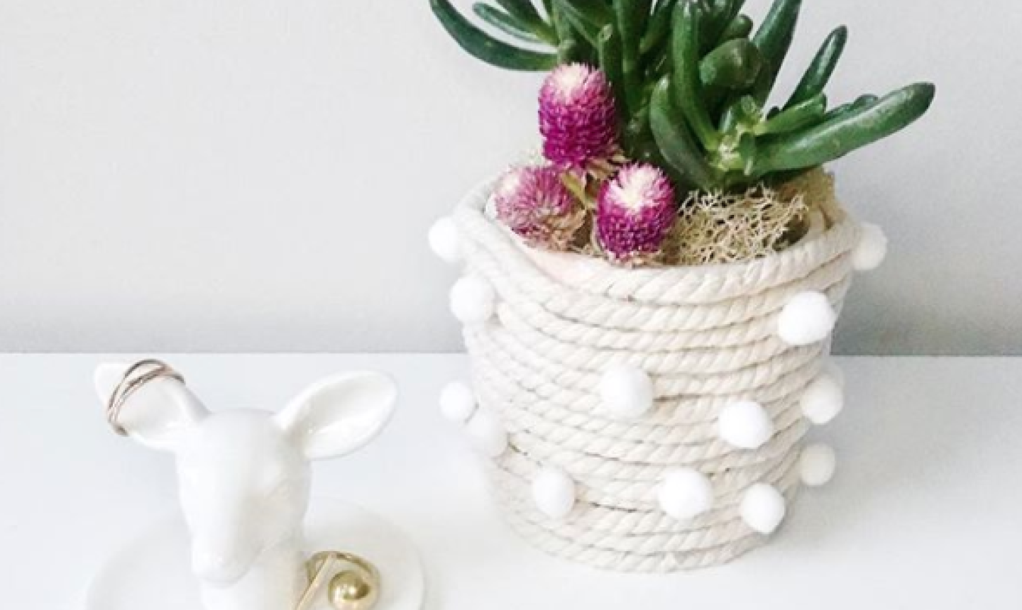 pom pom planter