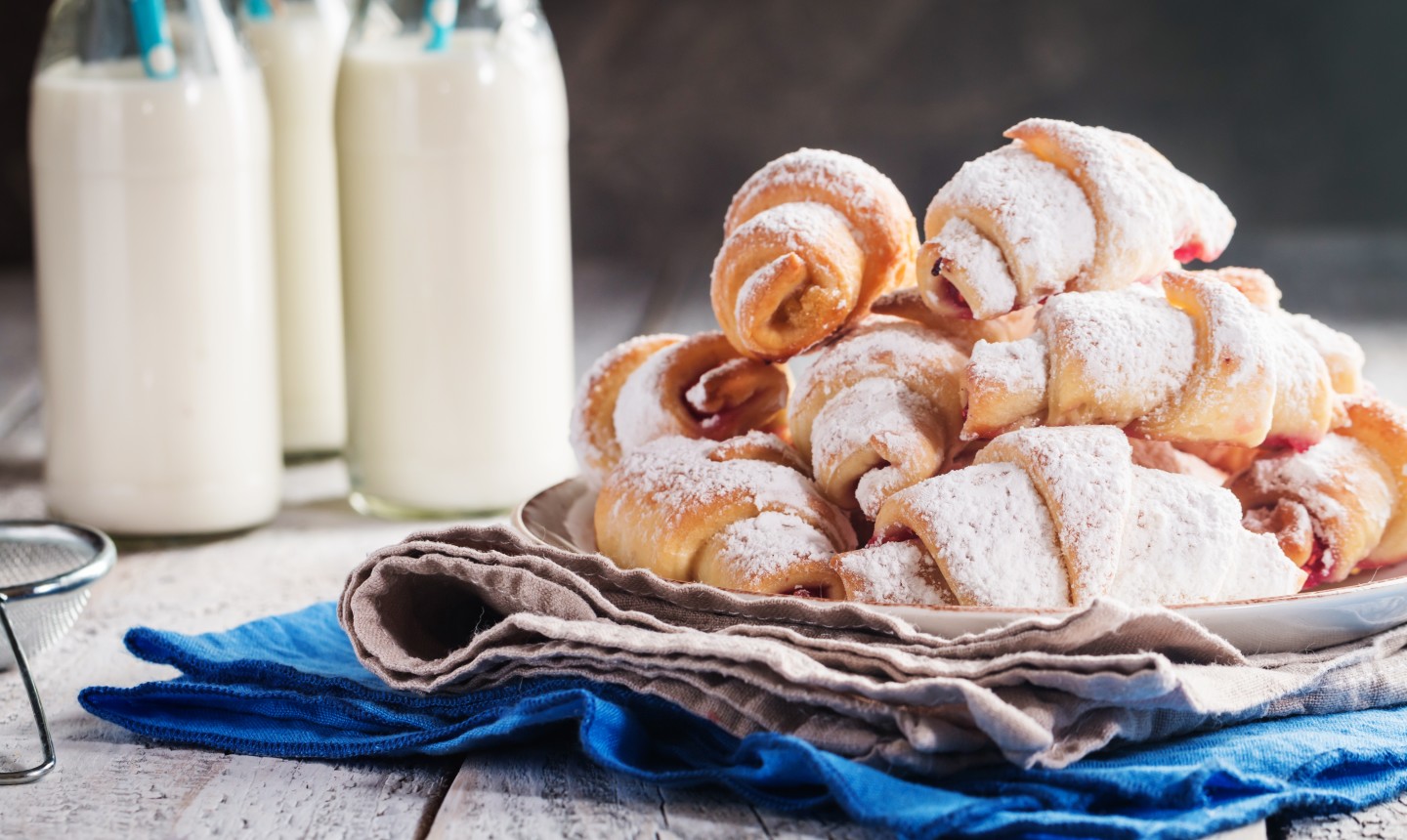 strawberry rugelach