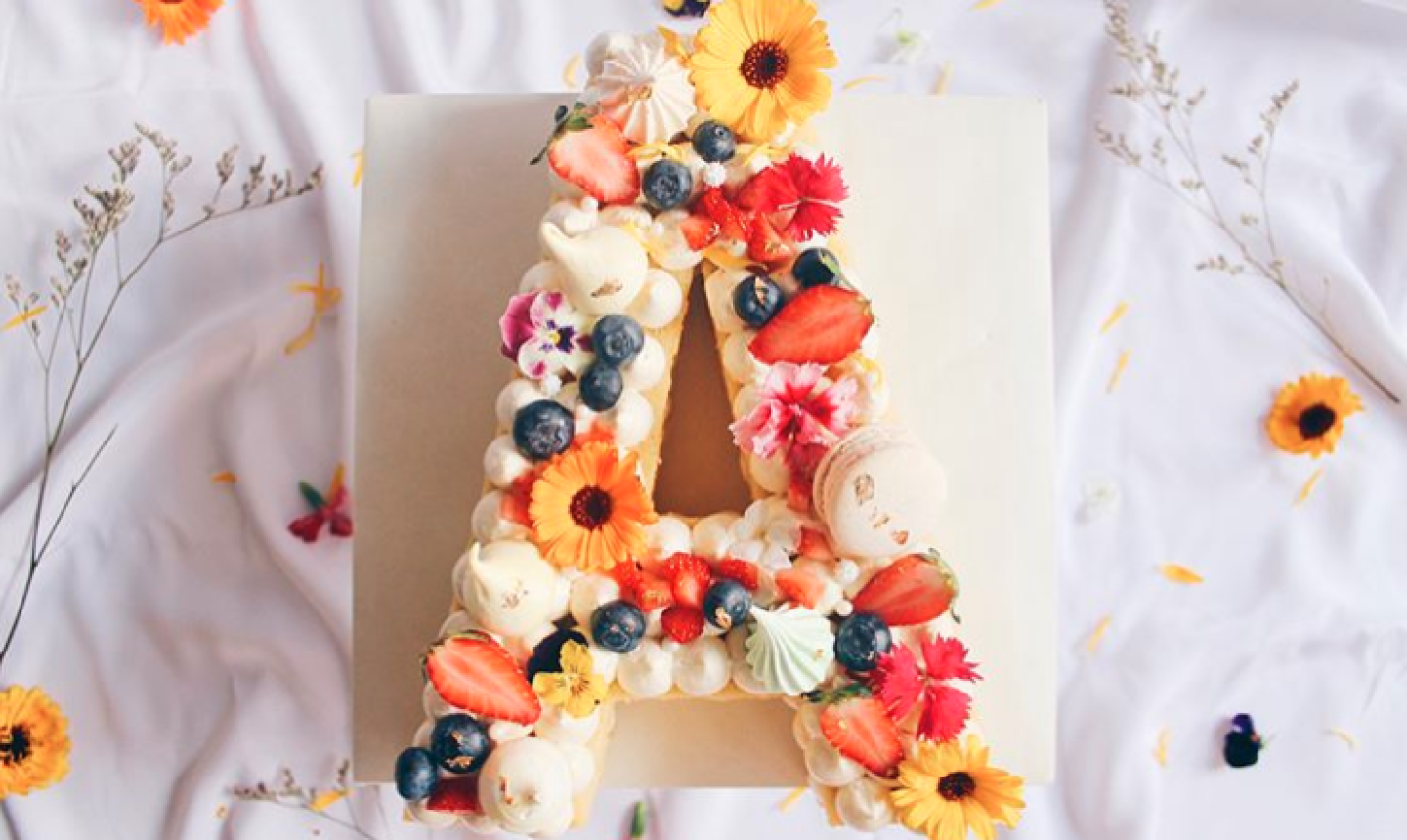 How to Make a Letter Cake from Scratch -Alphabet Cake - Veena Azmanov