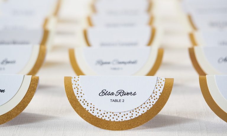 circle place cards