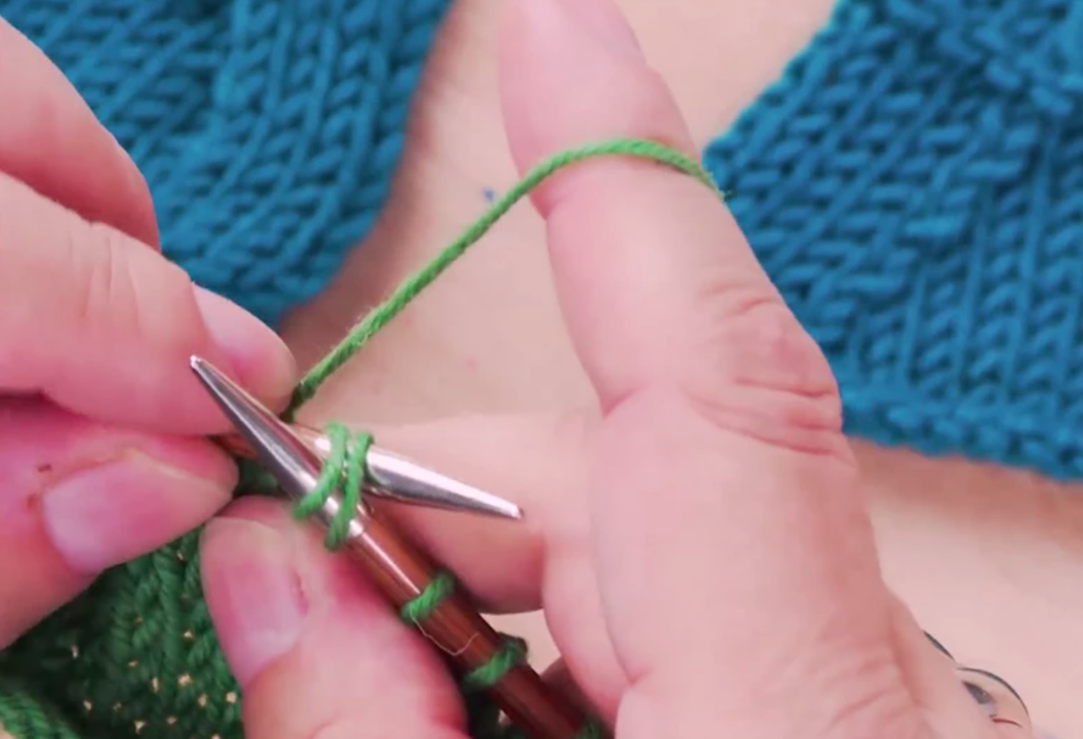 Knit Stitch - Right-Handed and Left-Handed - Stitches n Scraps