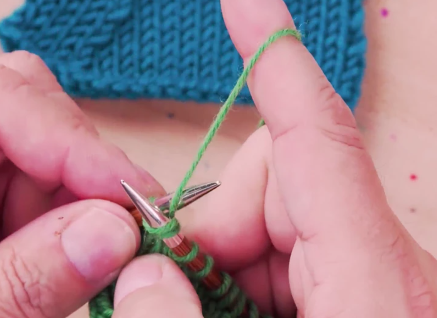 What is double-knitting? - a left- and right-handed knitting tutorial