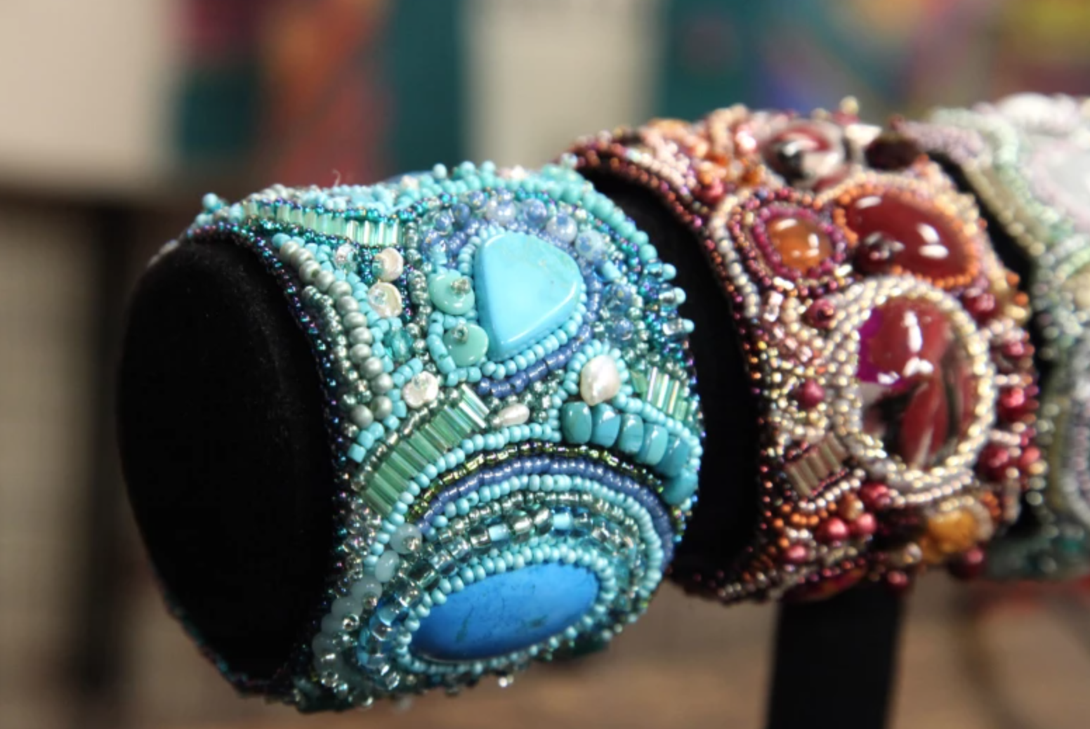 beaded cuff