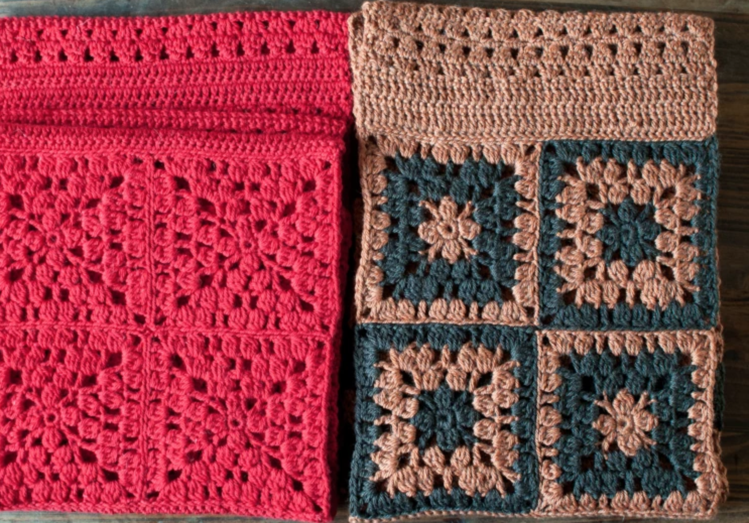 granny square scarf