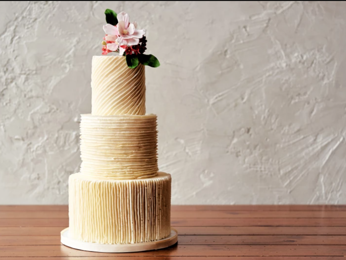 Ridged buttercream deals technique