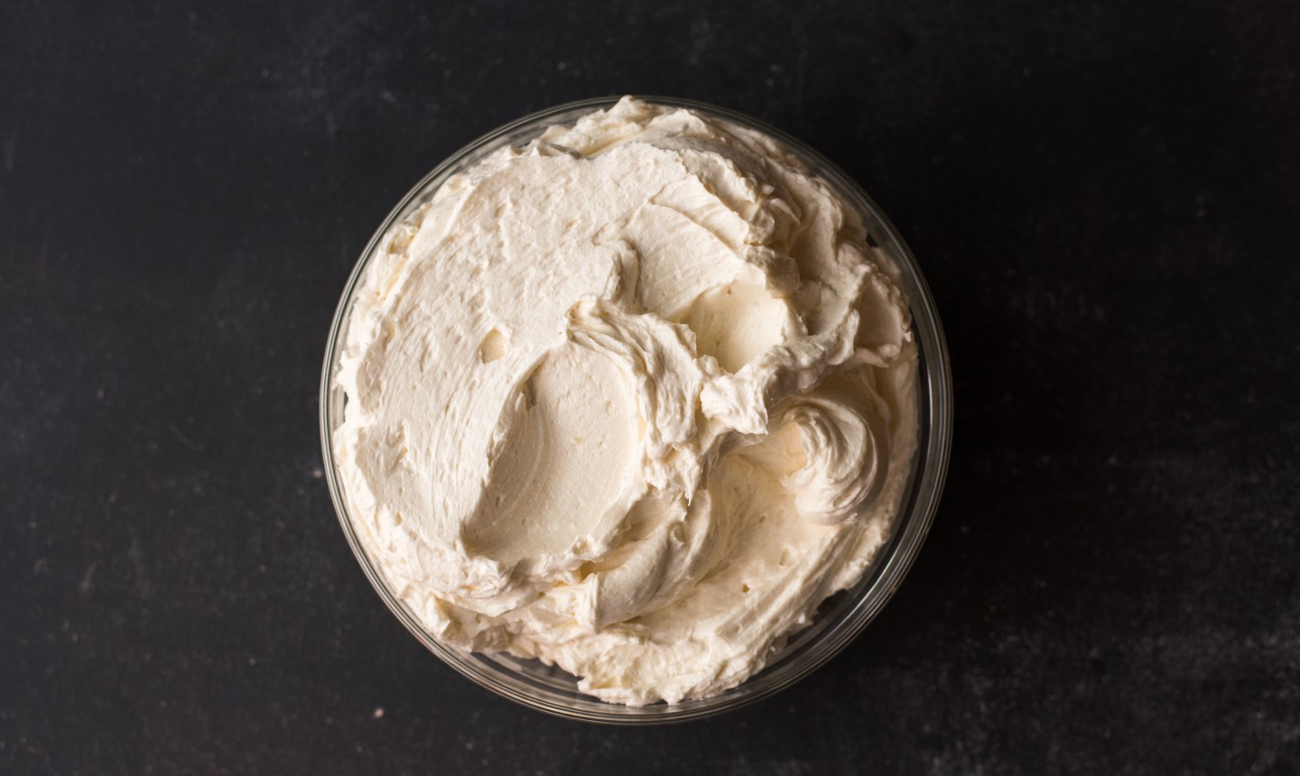 swiss meringue buttercream in a bowl