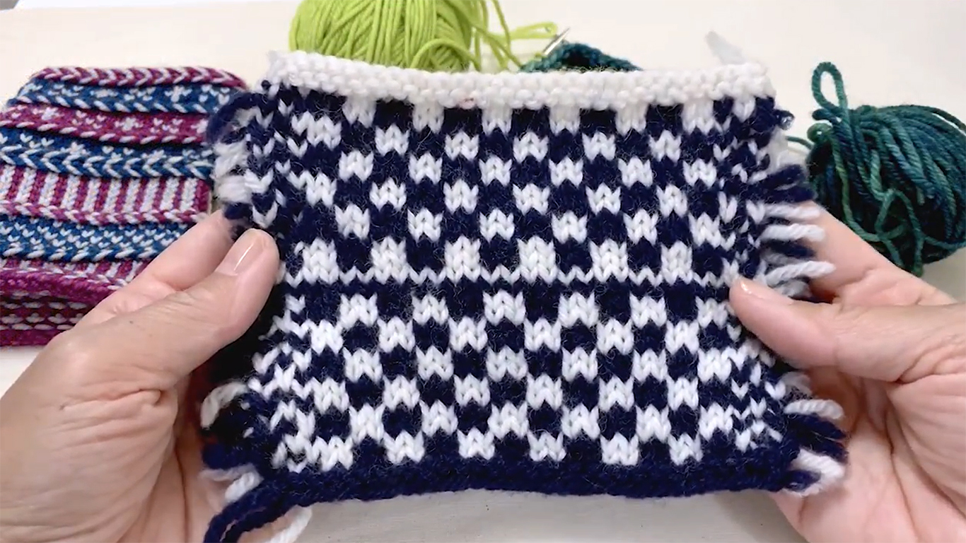 Session 1: Yarn Color Dominance in Stranded Knitting