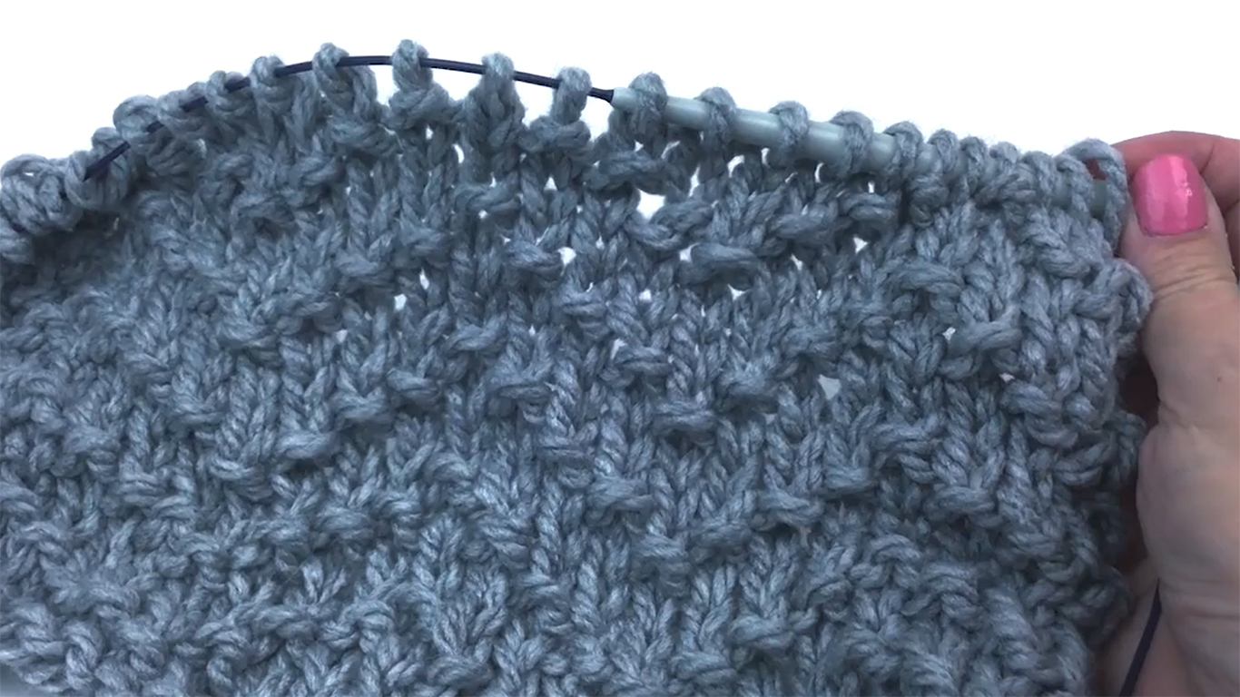 Session 1: How to Work Chevron Seed Stitch