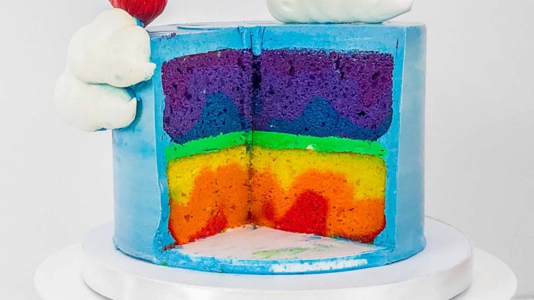 Bright & Easy Rainbow Cakeproduct featured image thumbnail.