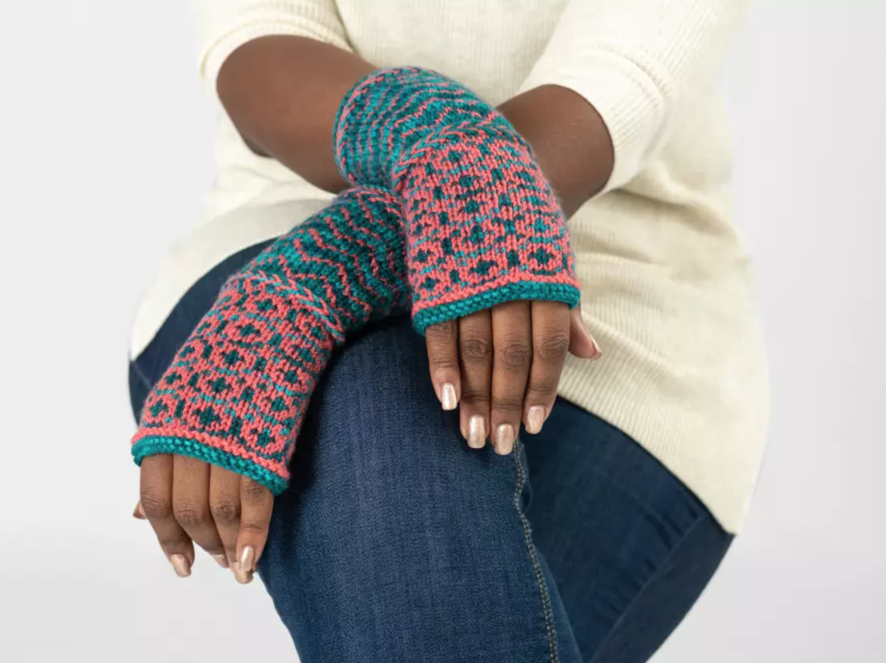 fair isle mitts