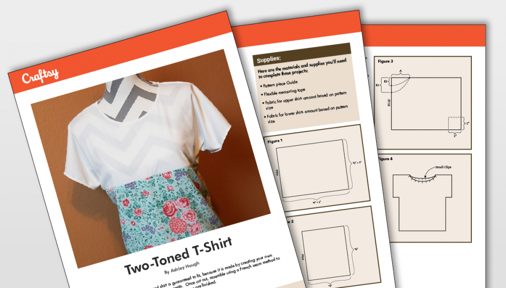 Two-Toned T-Shirt Pattern Title Card