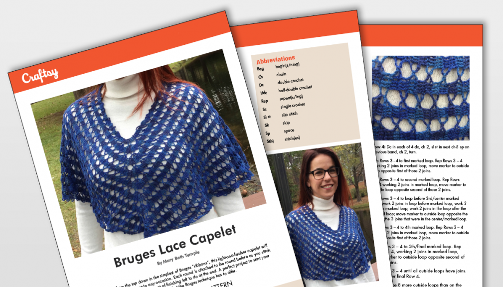 Lace Capelet Titlecard for Pattern