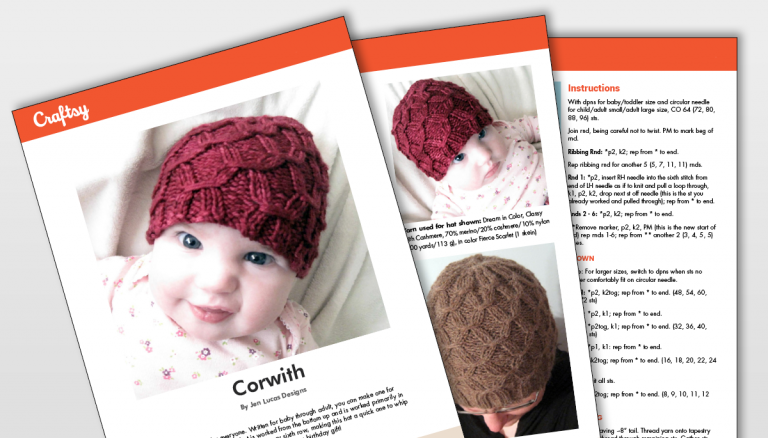 Corwith hat knitting project