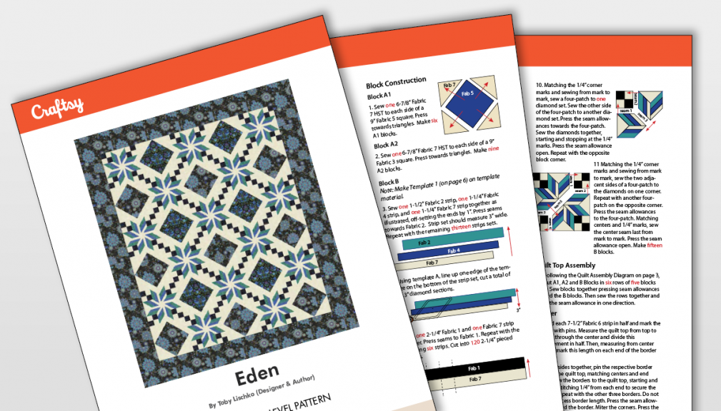 Eden Quilt Pattern Titlecard