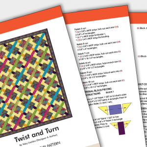 Twist and Turn Quilt Pattern | Craftsy