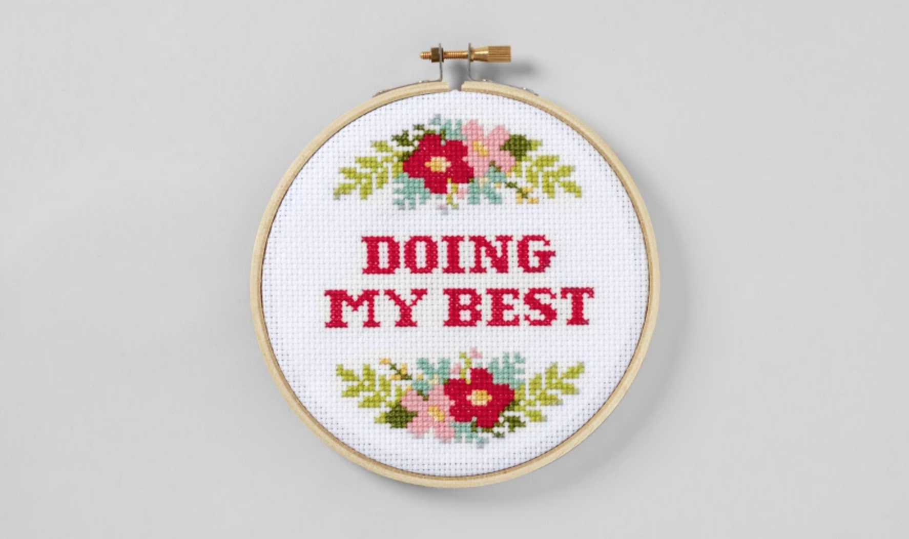 doing my best cross stitch