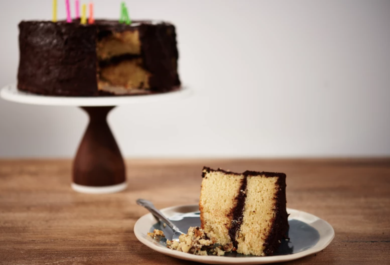 gluten-free layered birthday cake