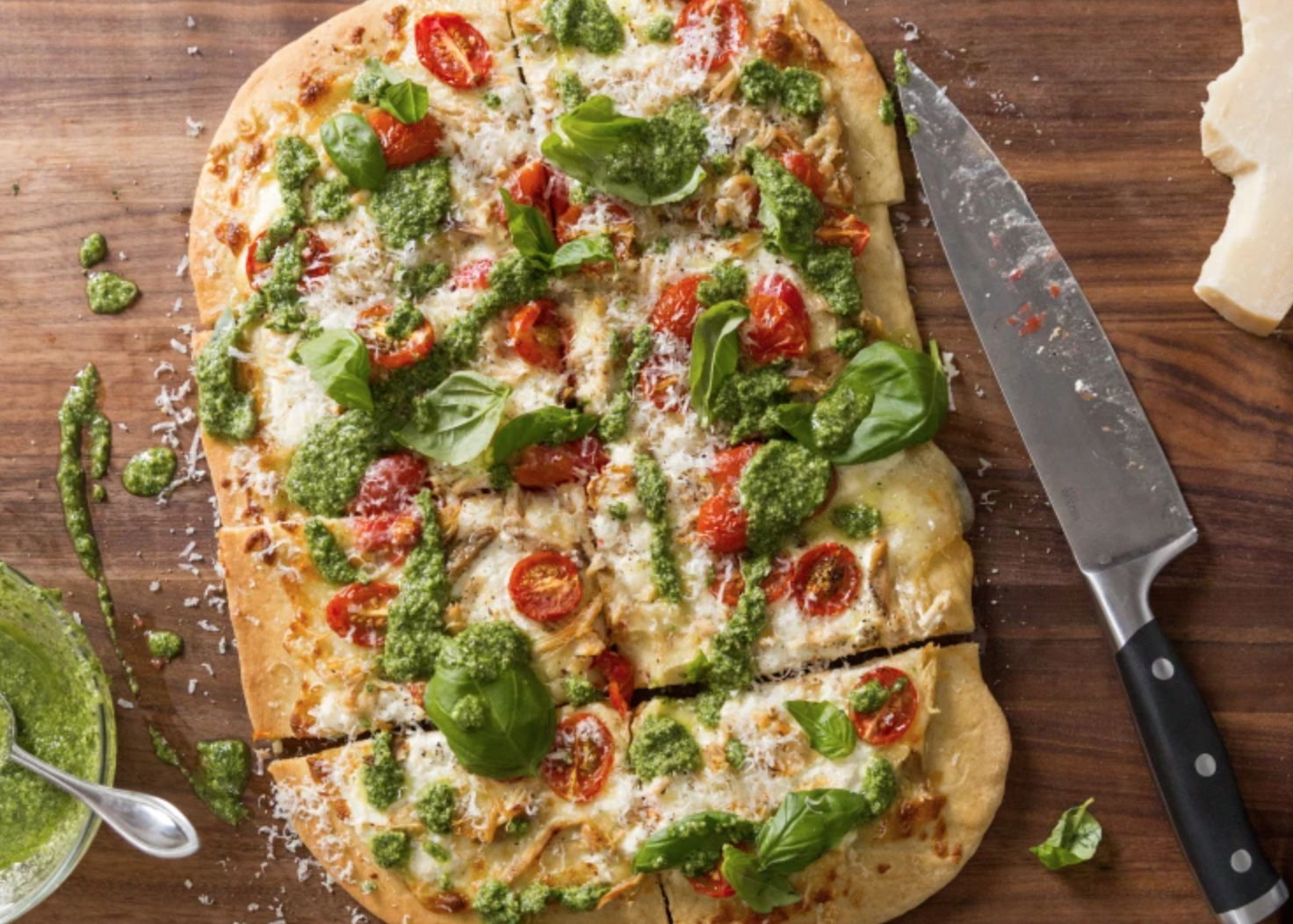 pesto pizza