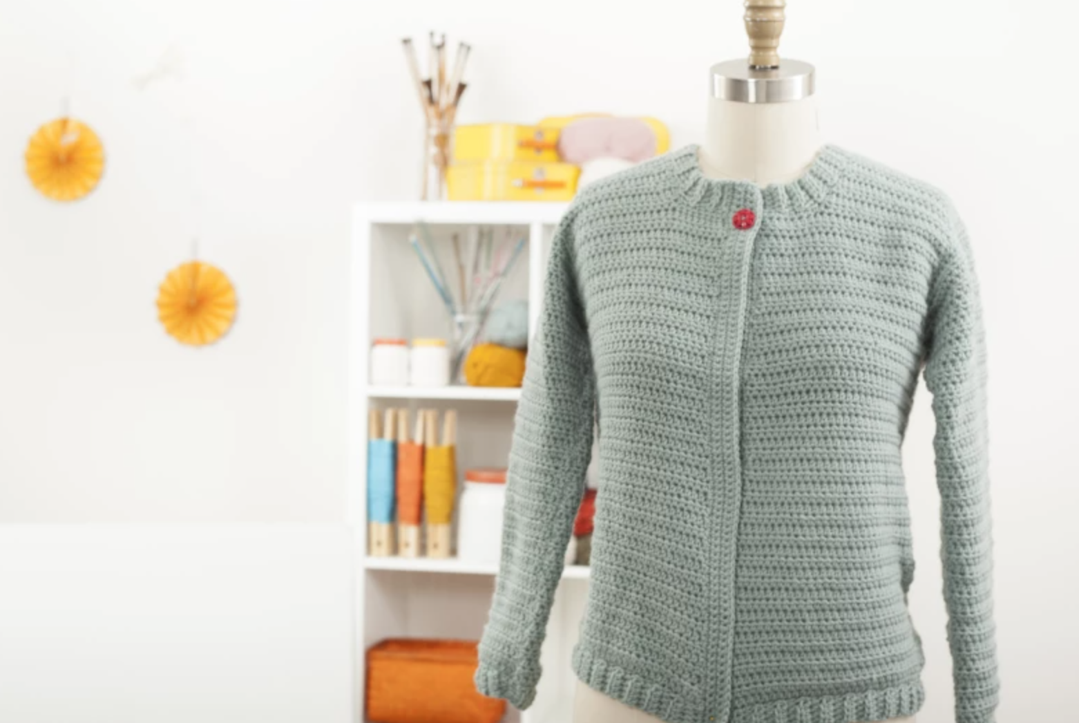 classic crochet cardigan