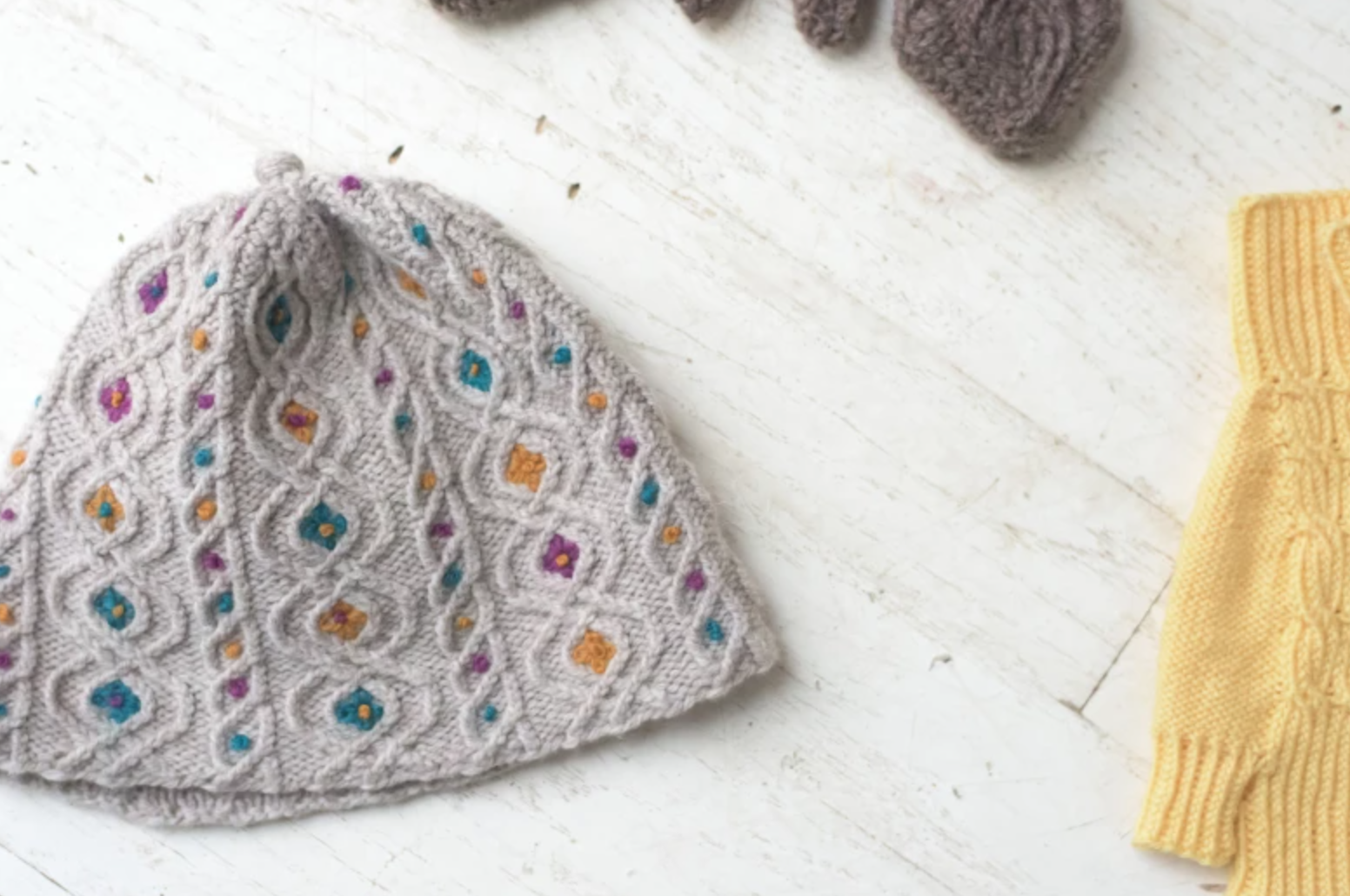 Bavarian Twisted Stitches knit hat