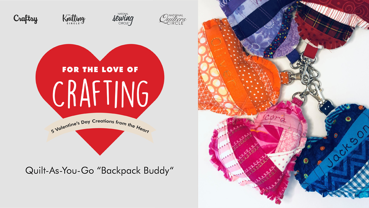 For The Love Of Crafting Quilt As You Go “backpack Buddy” Craftsy 3848