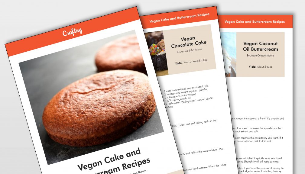 Craftsy Vegan Cake Recipe Titlecard