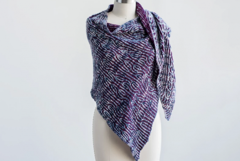 brioche shawl