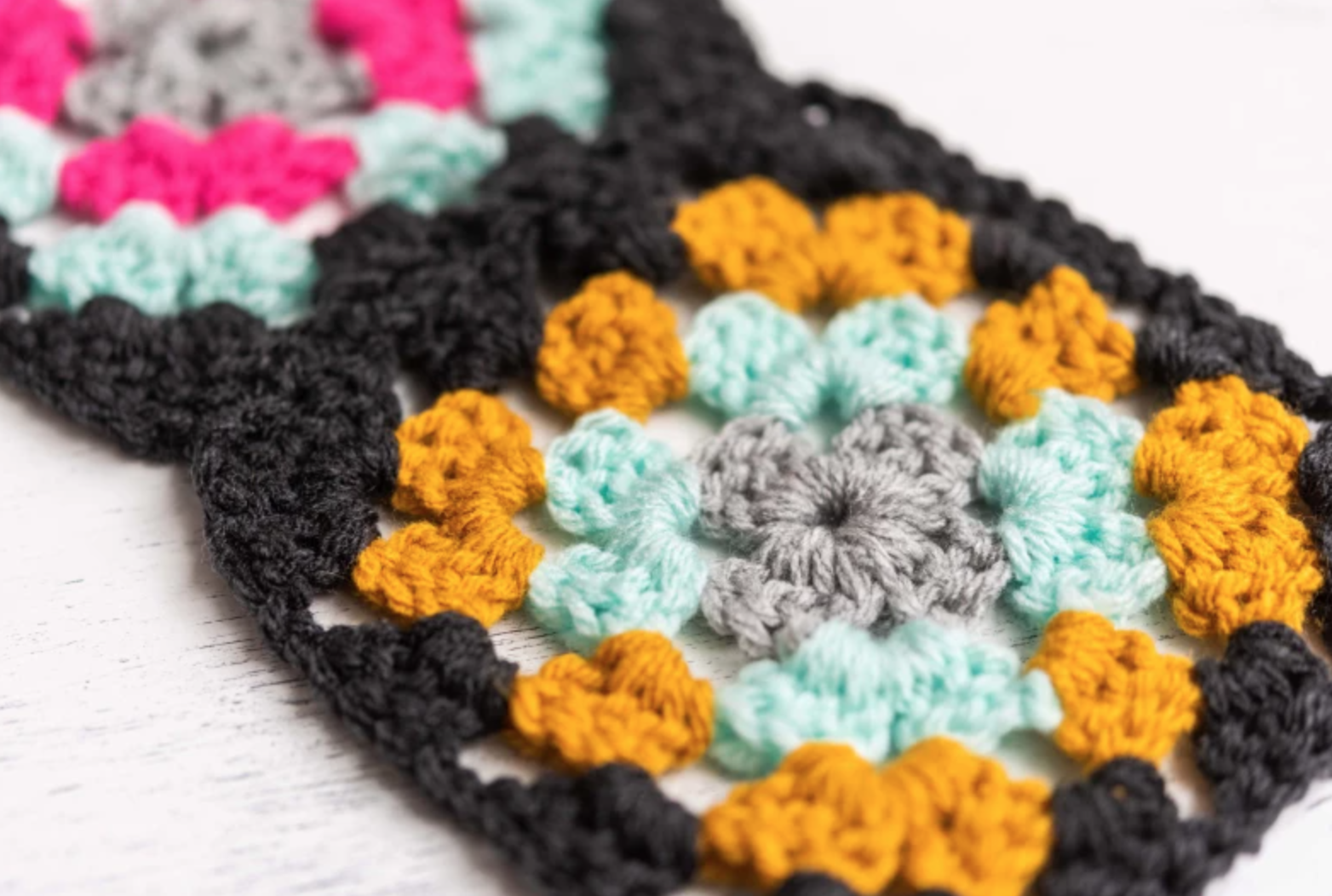 colorful granny squares