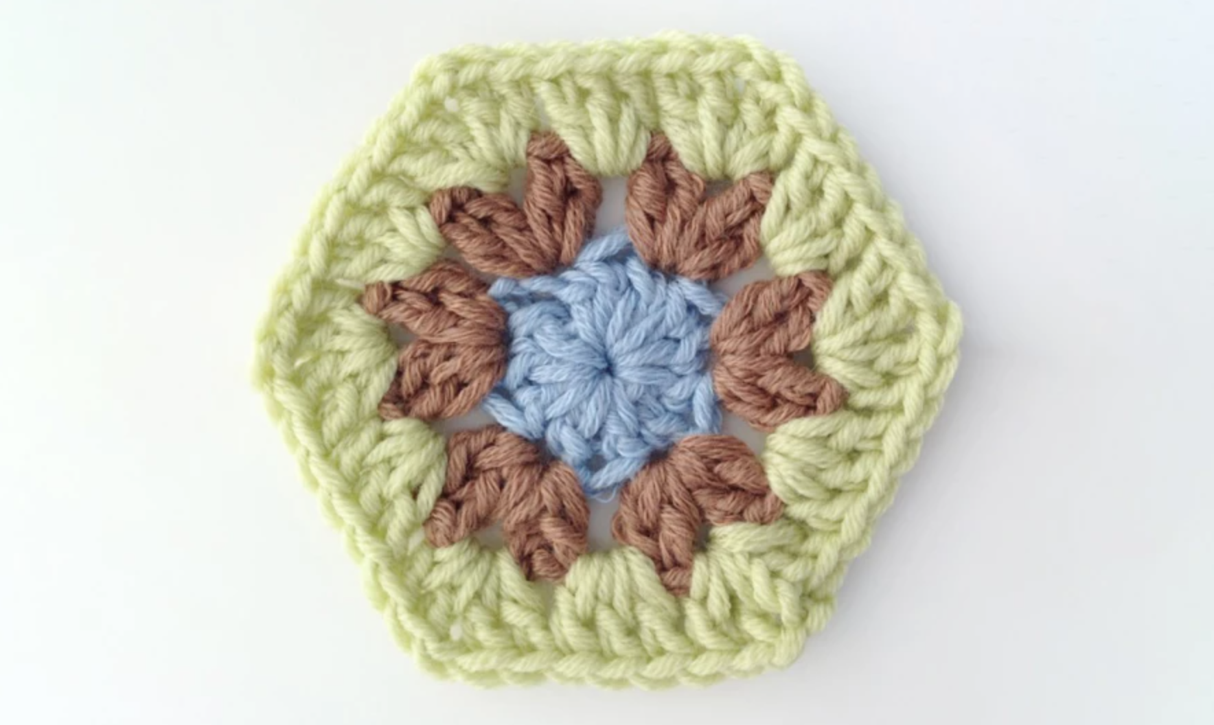 granny stitch hexagon