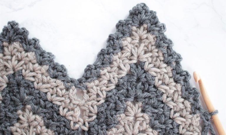 super sharp crochet chevrons