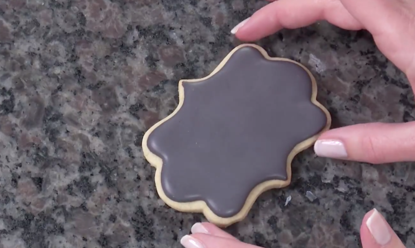 flooded chalk board cookie