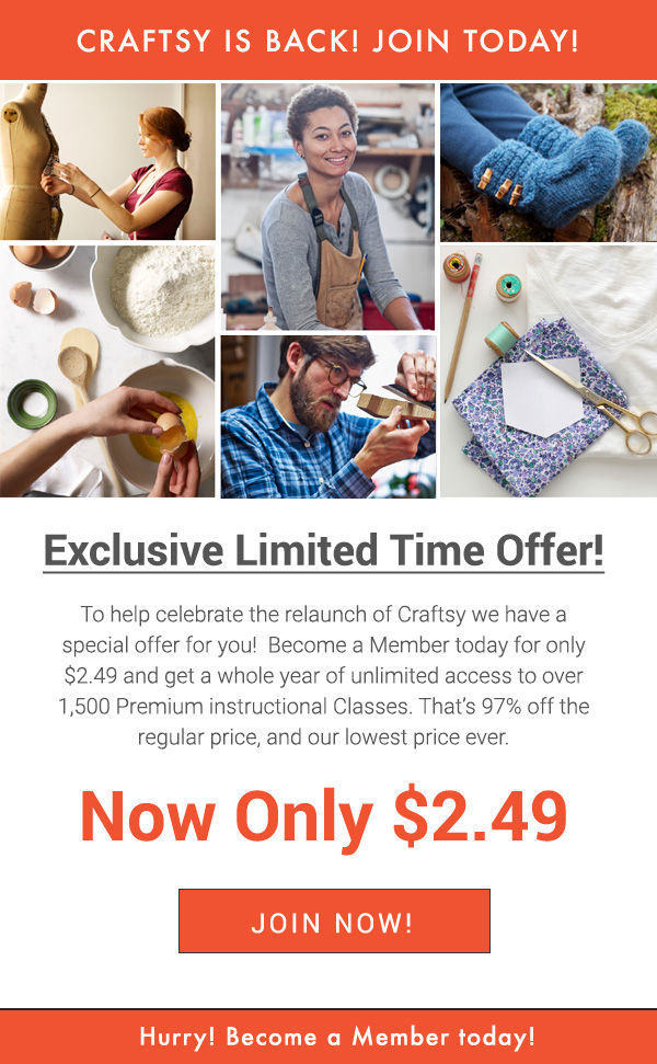 Craftsy Free Newsletter