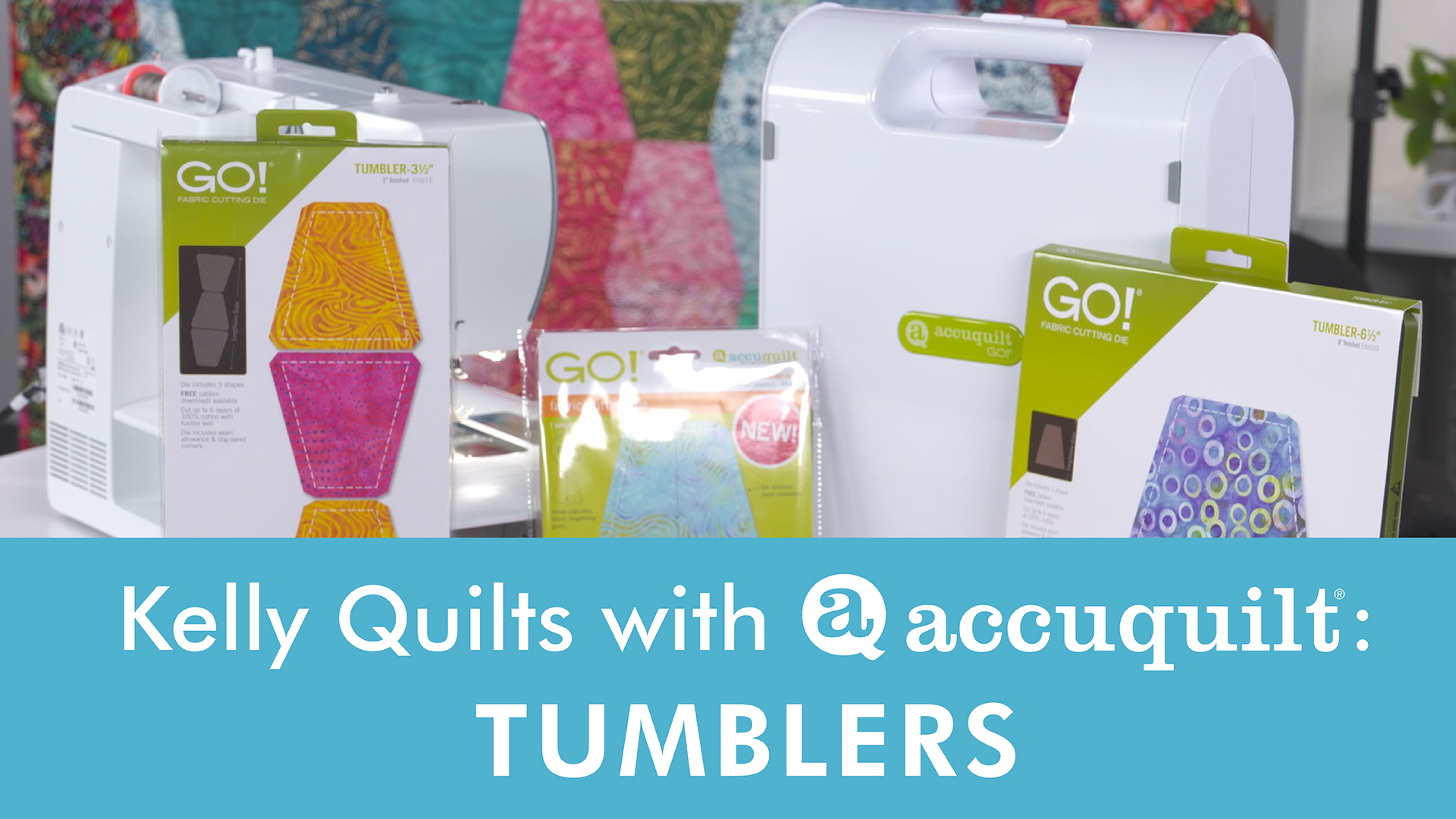 Kelly Quilts with AccuQuilt: Fall for These Easy Tumbler Blocks