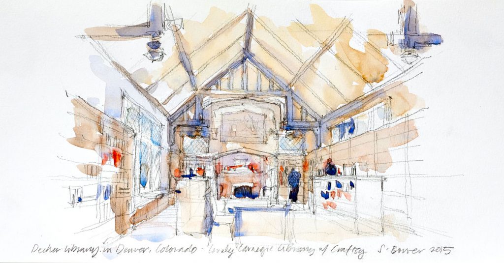 Sketching of an indoor space