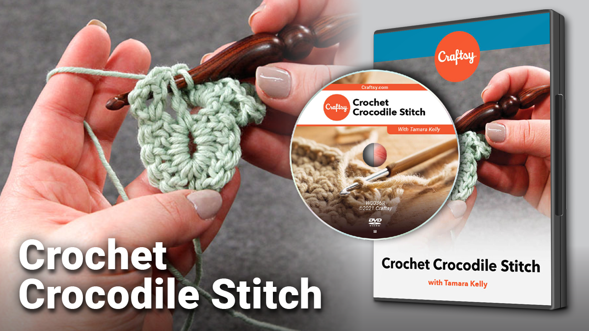 Crocodile Stitch “in the Round” – Photo Tutorial