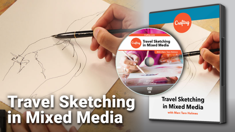 Craftsy Travel Sketching in Mixed Media DVD