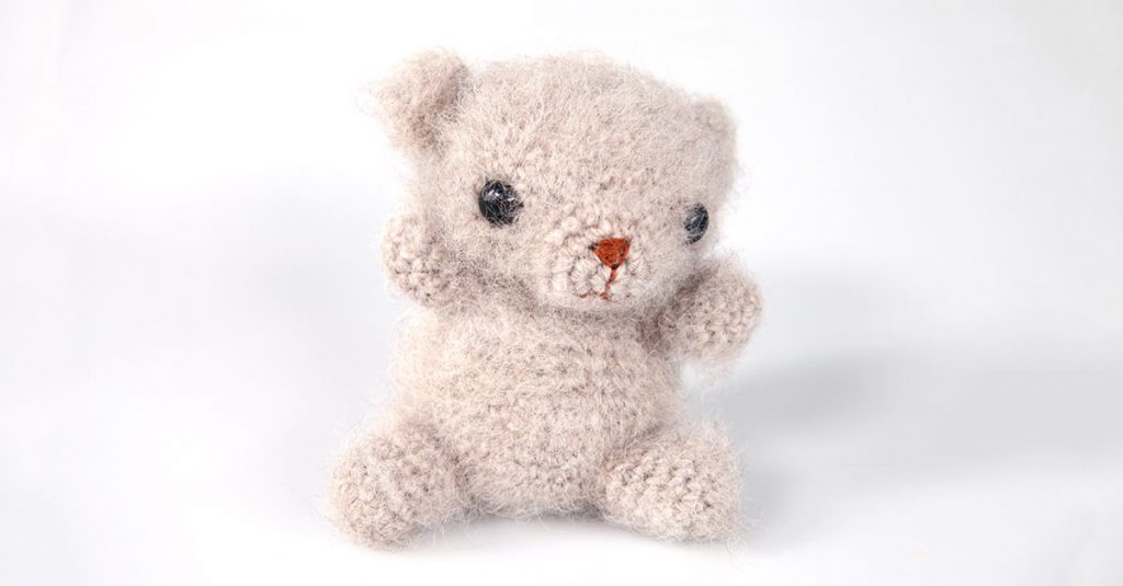 Crochet mini bear
