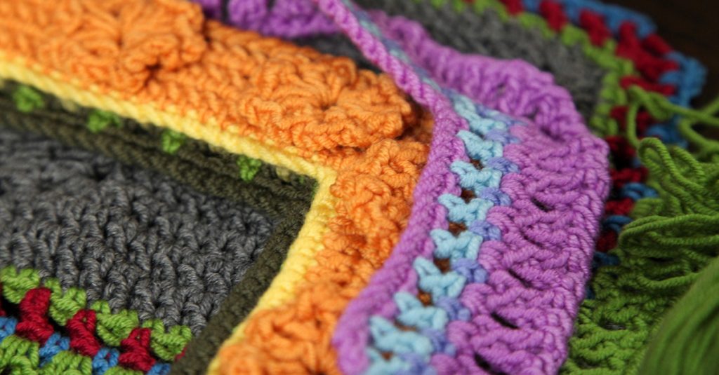 Colorful knitting
