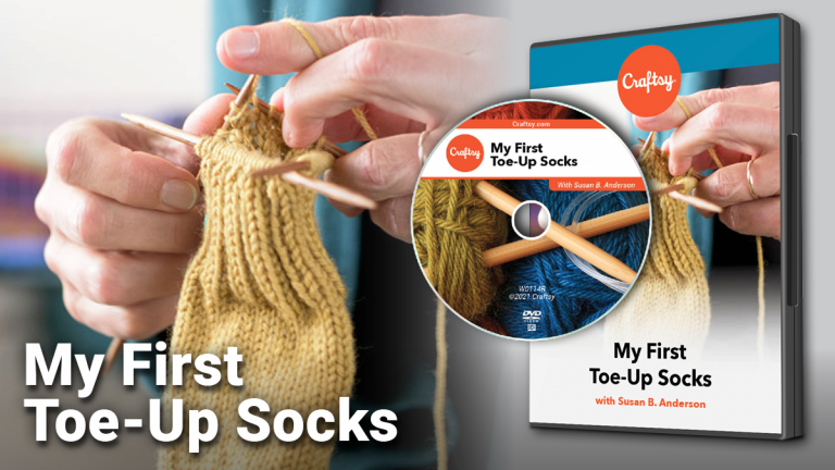 Craftsy My First Toe-Up Socks DVD