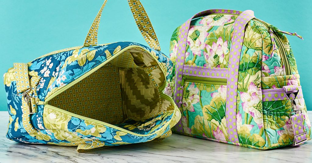 Colorful zipper travel bag