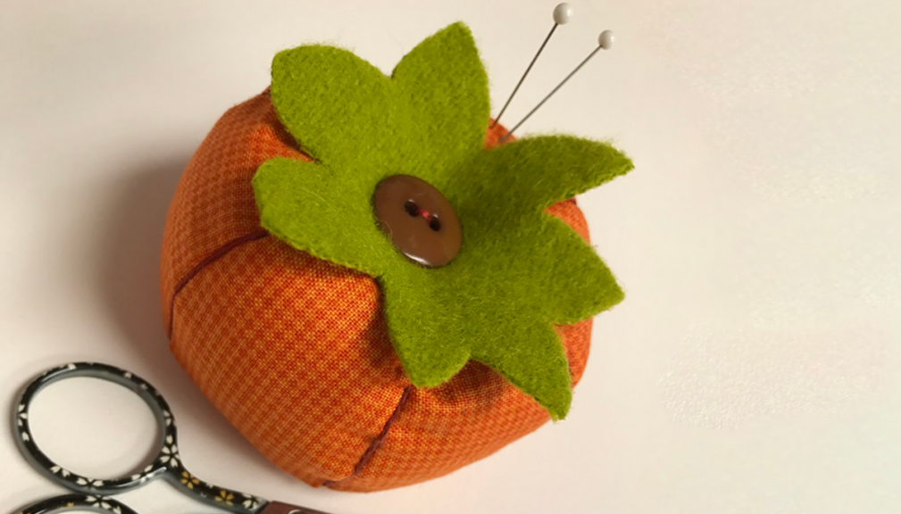 Tomato inspired pin cushion